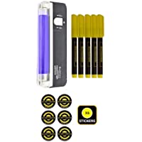 Compact Pro Marking Kit - Paquete de 5 rotuladores (con lámpara UV)
